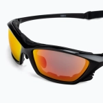 Спортивные очки OCEAN Lake Garda Matt Black / Revo Orange Polarized lenses