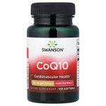 Swanson Vitamins, коэнзим Q10, высокая эффективность, 100 мг, 100 капсул