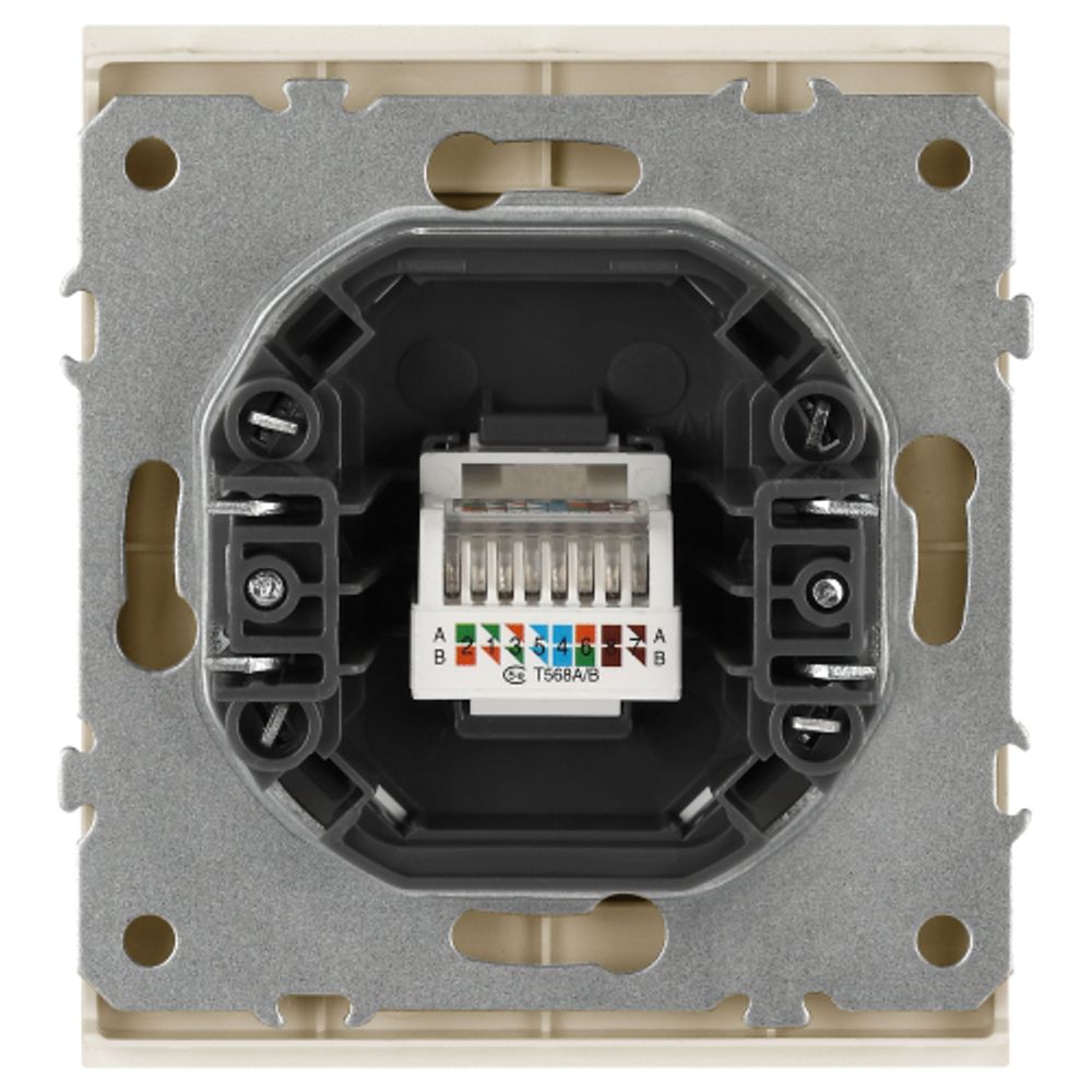 Розетка ЭРА Arktik 16-3107-04 информационная RJ45 шампань | Эра Arktik