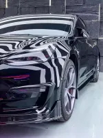 Обвес для Tesla Model Y 2025+ тесла Губа переднего бампера Накладки на бампер Капот Боковые юбки Диффузор заднего бампера Задний