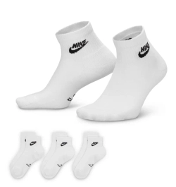 Теннисные носки Nike Everyday Elevated Ankle 3P - white