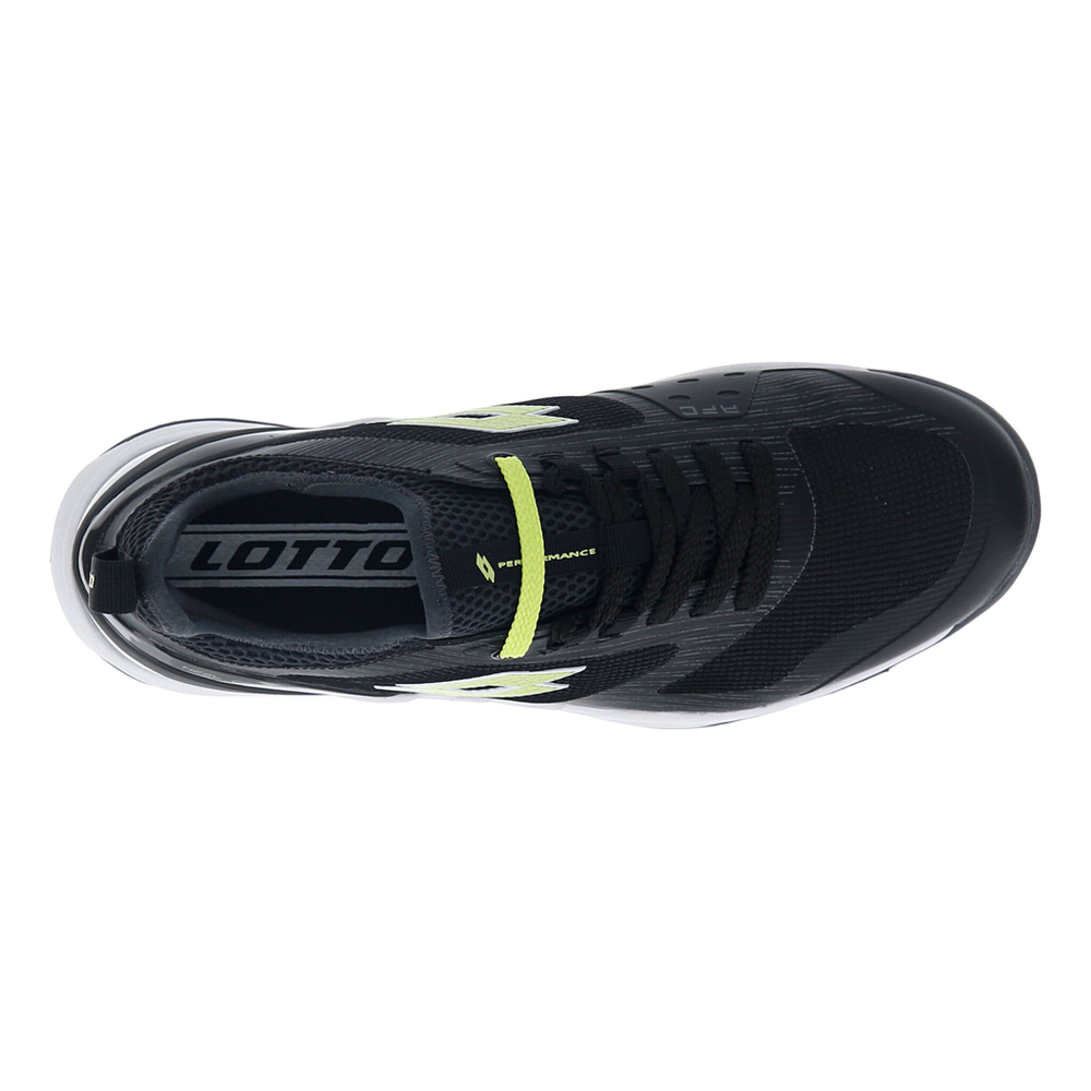Мужские теннисные кроссовки Lotto Mirage 200 Clay Court Shoe Men - Black, Lime