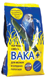 Корм ВАКА плюс для попугаев, 500 г