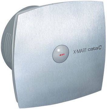 Вентилятор накладной Cata X-Mart 10 Matic inox Hygro (таймер, датчик влажности)