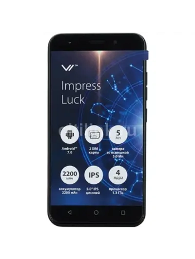 5" Смартфон Impress Luck 1/8 ГБ IMPRESS LUCK BLACK