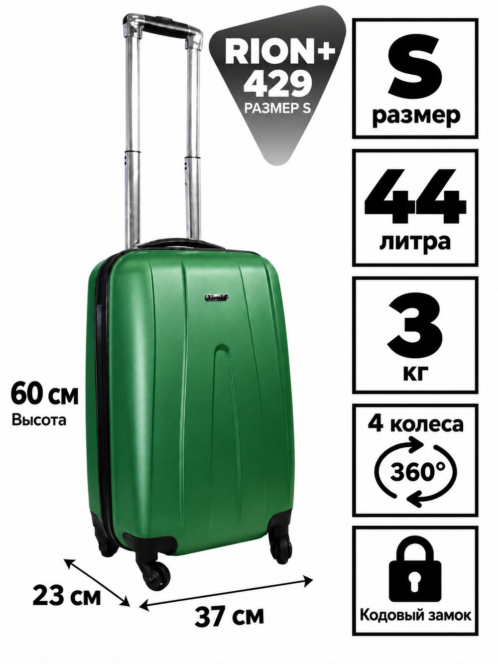 RION+ 429GRN — инфографика