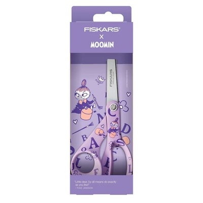 Ножницы Moomin универсальные, ABC (алфавит), сиреневые, 21 см (из Финляндии)