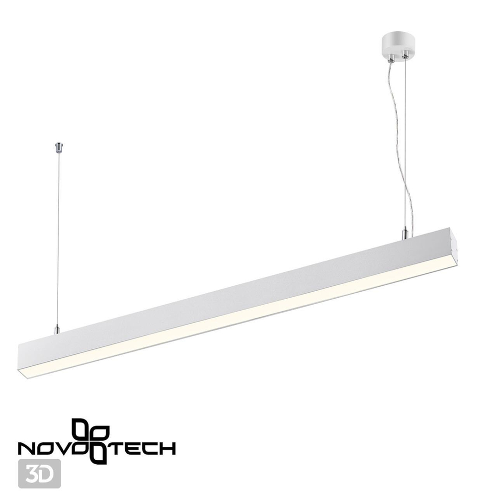358867 OVER NT22 белый Подвесной светодиодный светильник IP20 LED 4000K 30W 220V ITER