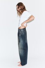 ДЖИНСЫ TRF ОВЕРСАЙЗ СО СРЕДНЕЙ ПОСАДКОЙ — ZARA