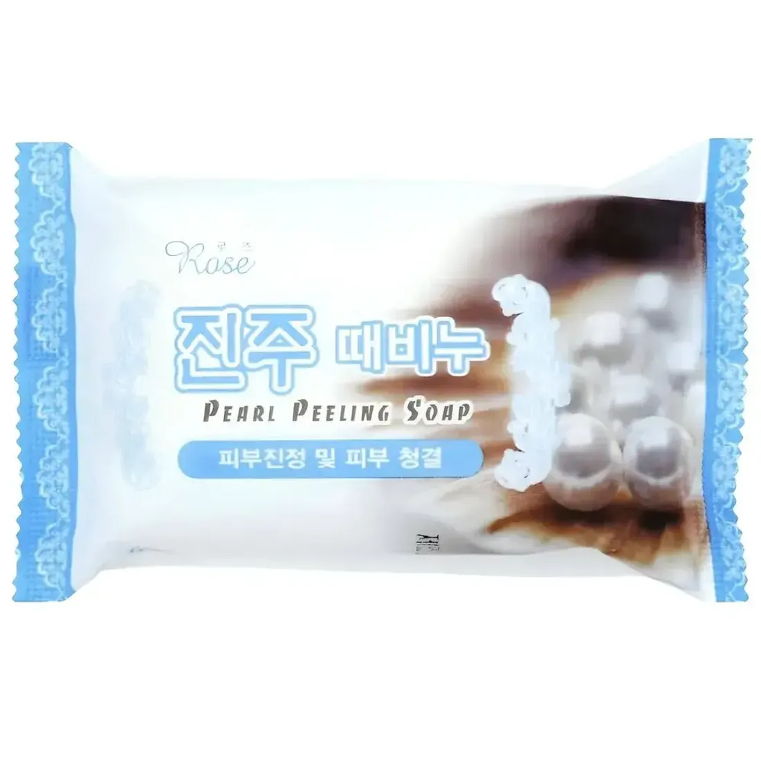 Мыло-пилинг для лица и тела с жемчужной пудрой Rose Peeling Soap