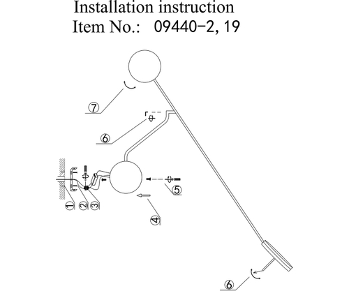 Настенный светодиодный светильник Kink Light Некси 09440-2,19(3000K)