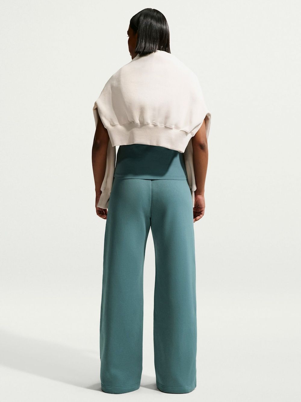 Брюки спортивные женские NIKE W NK PHX FLC HR WD LEG PANT GX