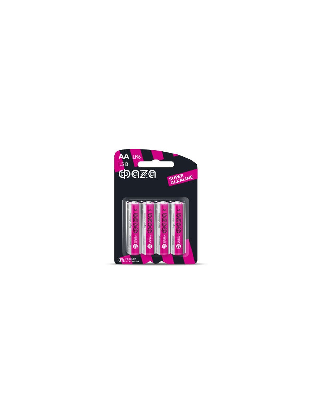 Элемент питания алкалиновый AA/LR6 1.5В Super Alkaline BL-4 (уп.4шт) ФАZА 5000285