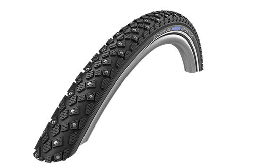 Покрышка 28x2.00 (50-622) MARATHON WINTER PLUS (208шипов) Perf, SmartGuard СУПЕР АНТИПР, TwinSkin B/B+RT(светоотр)HS396 67EPI SCHWALBE