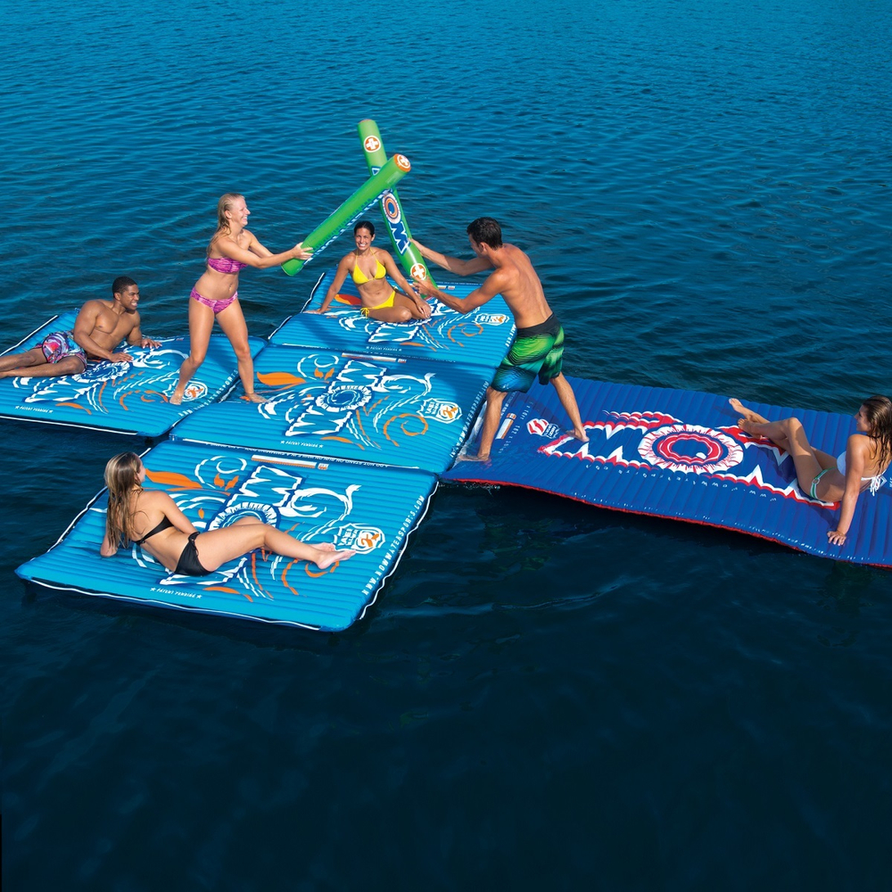 Матрас надувной World of watersports синий, 1,8x1,8 м