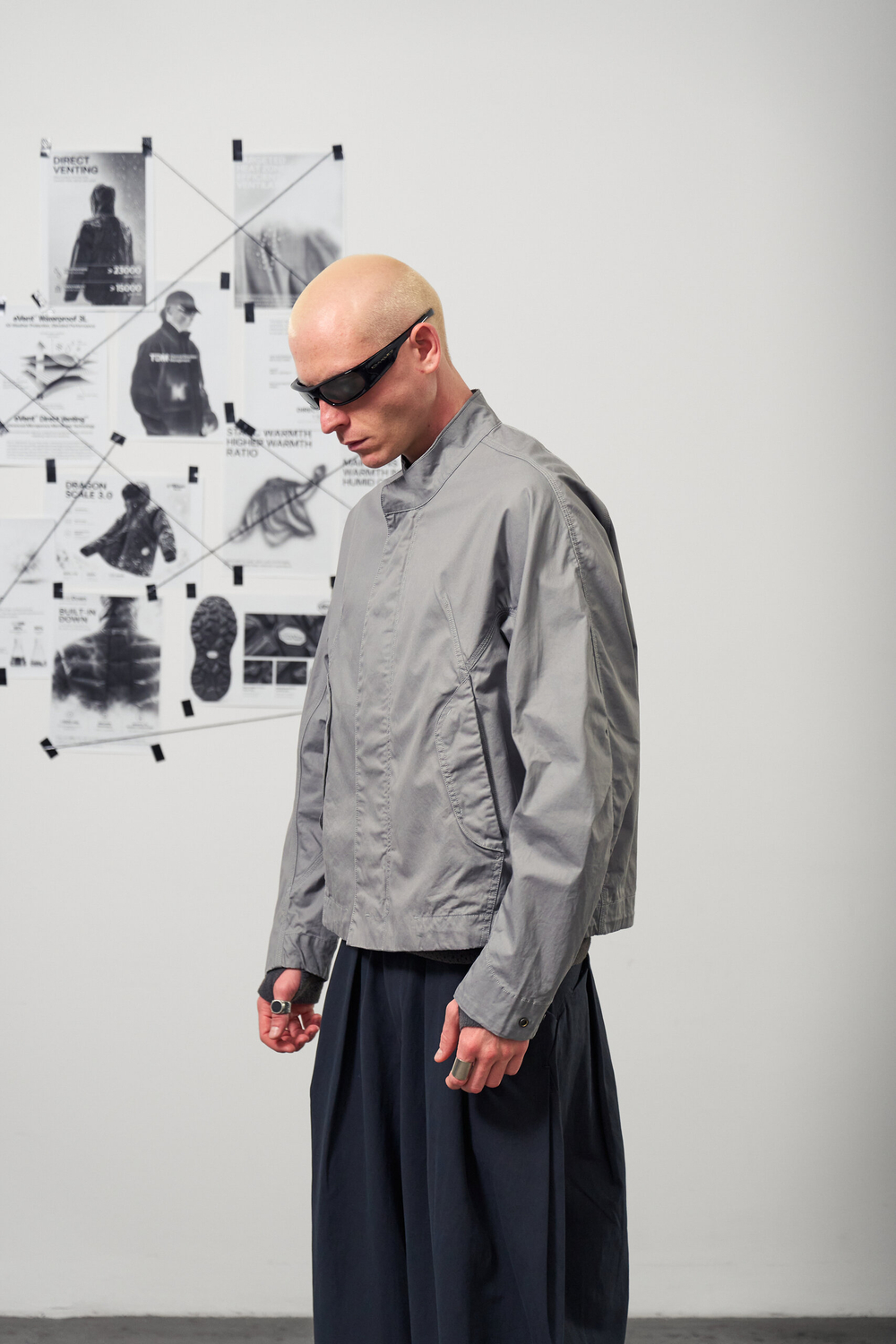 Куртка Blue Monte Work Jacket With Stand-Up Collar "Blue"