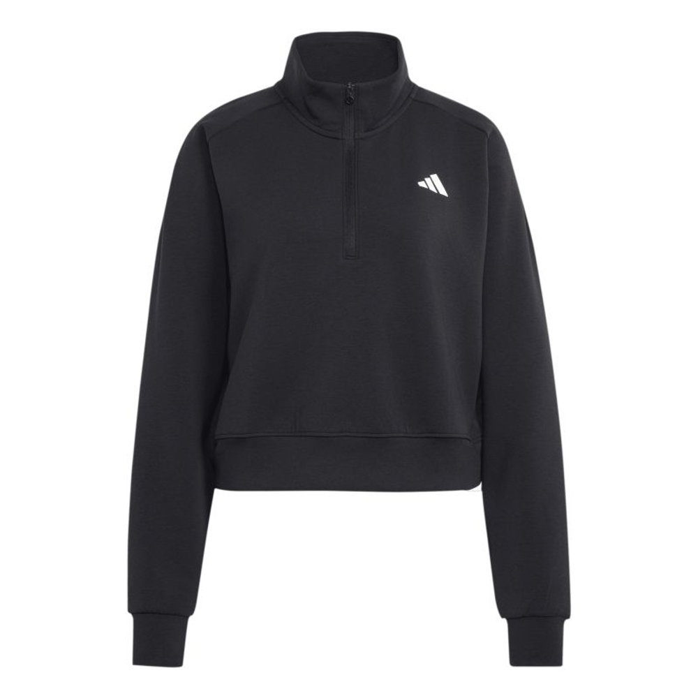 Женская теннисная куртка Adidas Tennis Half Zip - black