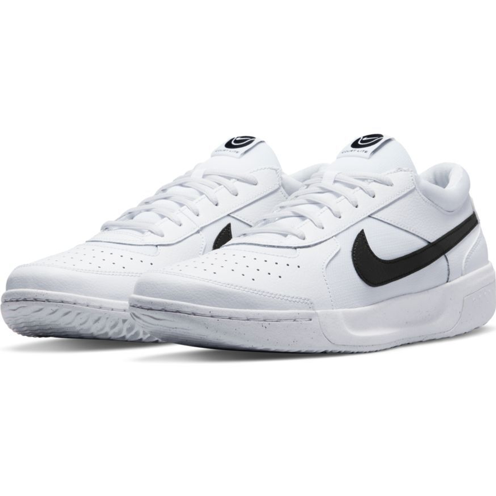 детские Кроссовки теннисные Nike Zoom Court Lite 3 Jr - white/black