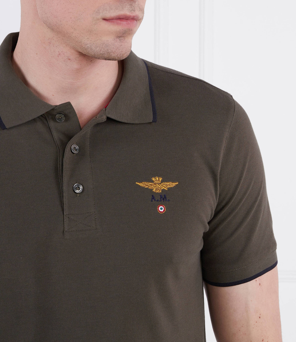 Поло Aeronautica Militare - зеленый(PO1308P82)