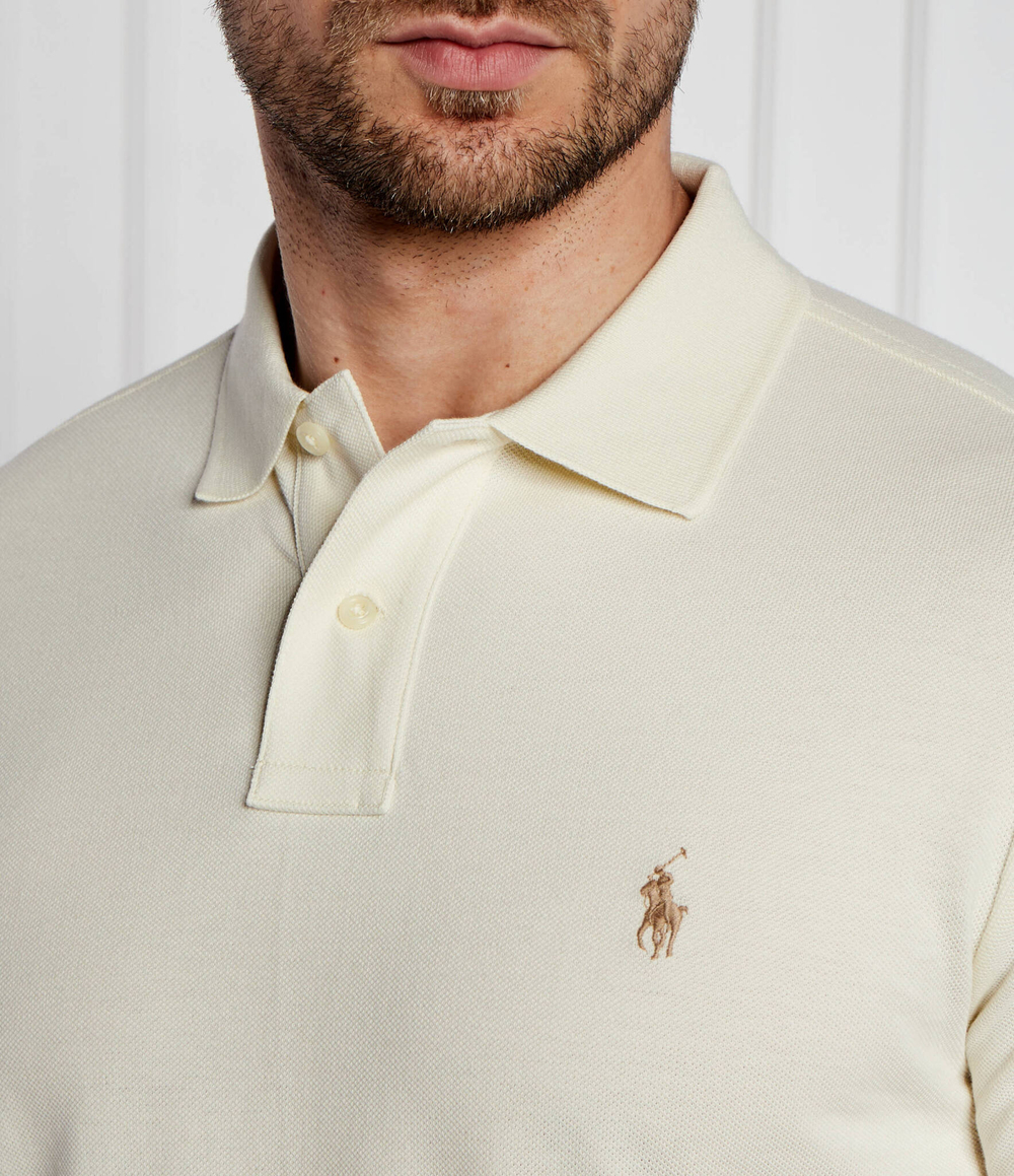 Поло POLO RALPH LAUREN - кремовый(710680784)