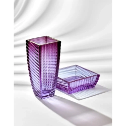 Ваза Moser Interfere Alexandrite & Aquamarine, 35 см