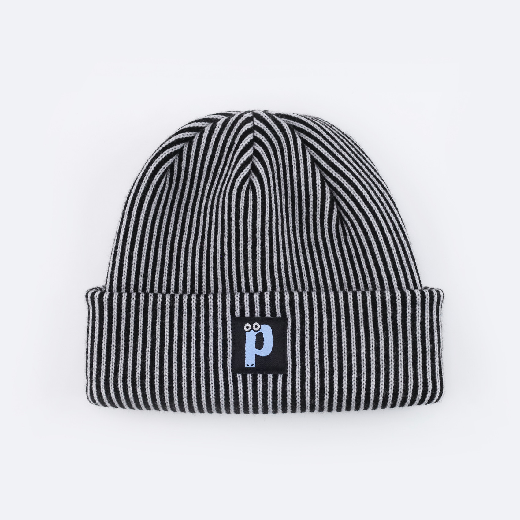 Шапка Postaments Stripes (black/grey) артикул: - купить в магазине Дайс