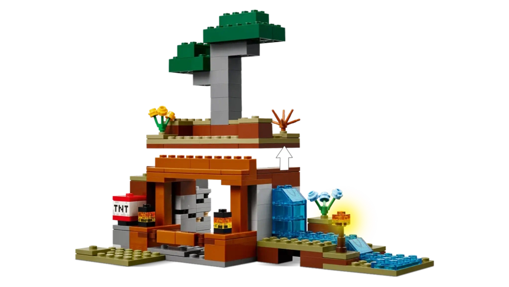 Конструктор LEGO Minecraft 21269 Экспедиция на рудник Броненосец