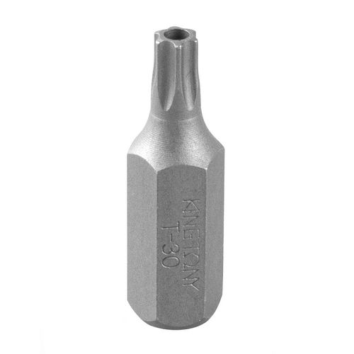 KING TONY (163630U) Вставка (бита) торцевая 10 мм, L = 36 мм, TORX с отверстием, T30