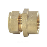 Муфта латунь 15Aх1/2" обжим/ВР STAHLMANN SSFL1501/2GEF