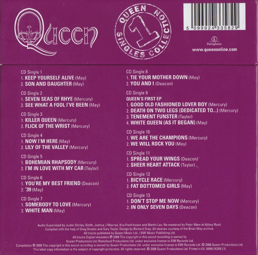 Queen / Queen Singles Collection 1 (12CD Single+CD EP)