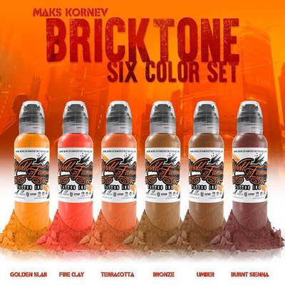 6 Color Maks Kornev BrickTone Set