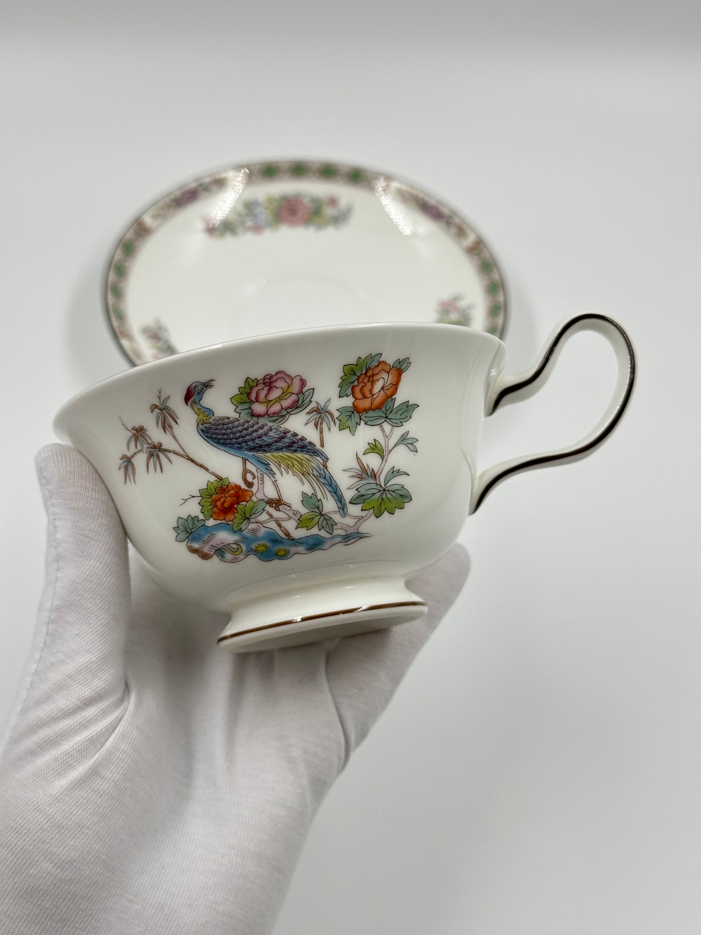Чайная пара Wedgwood «Kutani Crane»