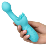 Голубой вибратор-кролик 19см California Exotic Novelties Rechargeable Butterfly Kiss SE-0783-10-3