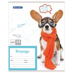 Тетрадь 24 л. BRAUBERG, клетка, обложка картон, MY BEST FRIEND, 403007, 5шт