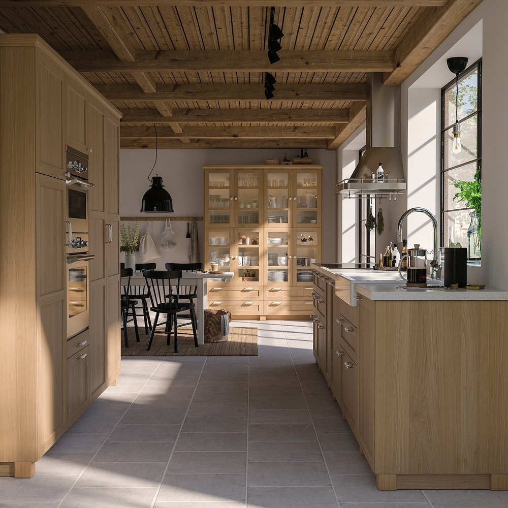 IKEA FORSBACKA  (ИКЕА ФОРСБАСКА)  -  Задняя ножка, дуб, 8 см