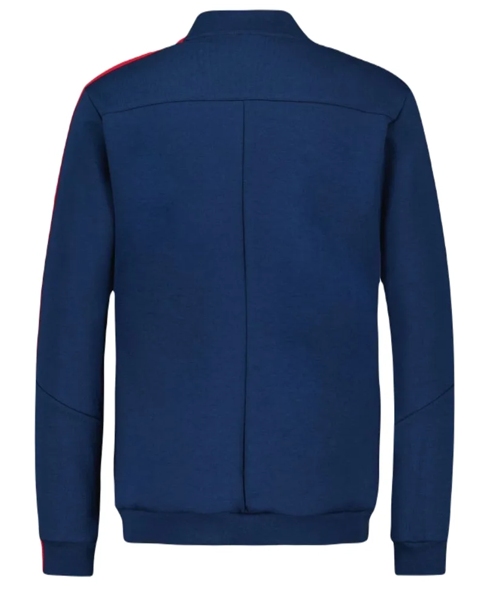Женская теннисная куртка Le Coq SAISON Full Zip Sweat N°1 SS23 - victory blue