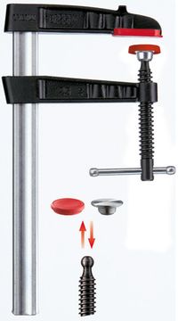 Струбцина TG Bessey из ковкого чугуна с Т-образной ручкой BE-TG20K