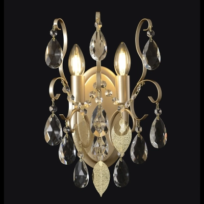 Бра Crystal Lux ESMIRALDA AP2 GOLD 0523/402