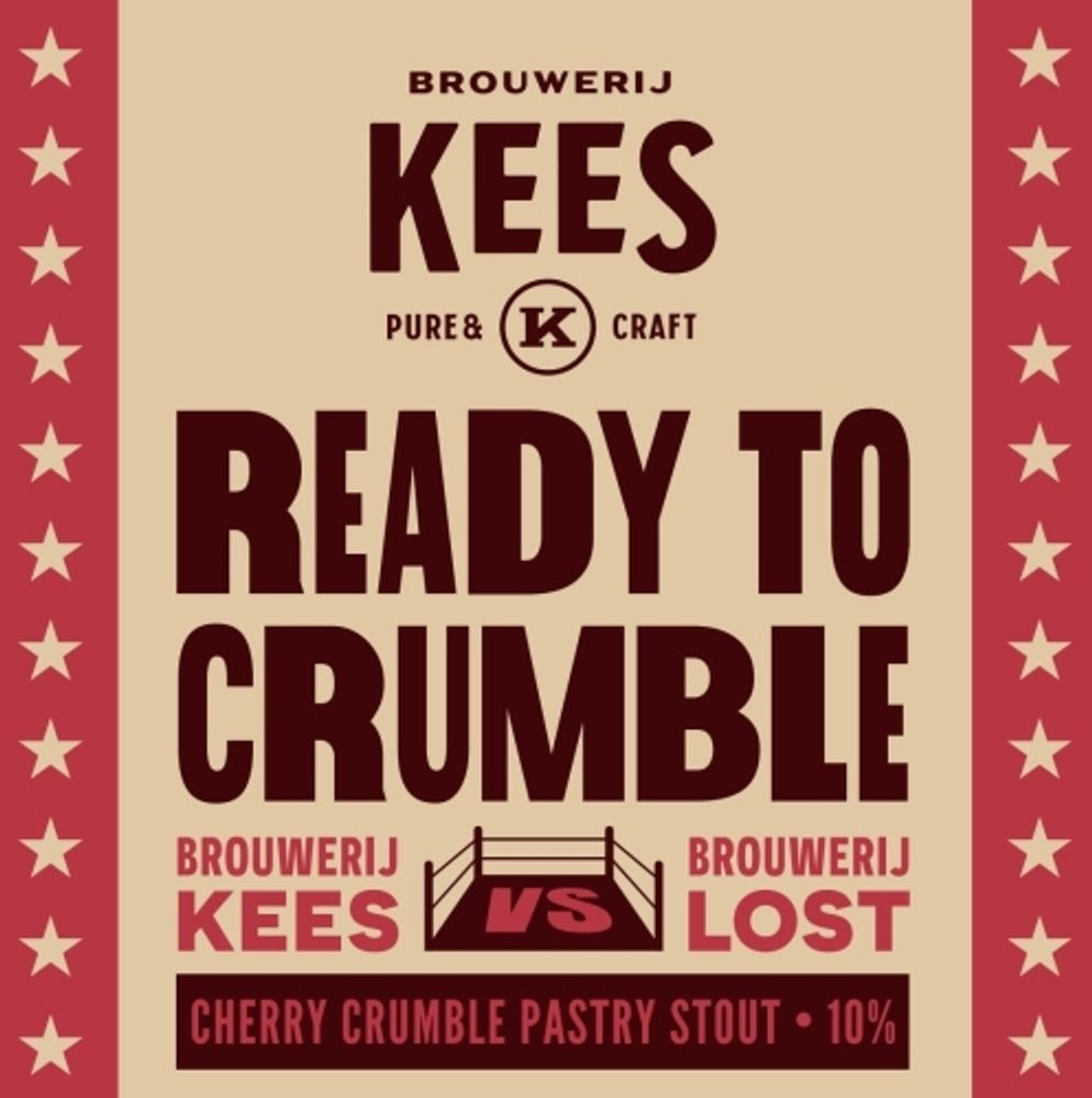 Пиво Кис Реди Ту Крамбл / Kees Ready to Crumble 20л - кег