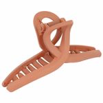 Крабы для волос НАБОР 3 шт., 4 см / 5 см / 11 см, soft touch, коричневый, MONTE VITA, 457031