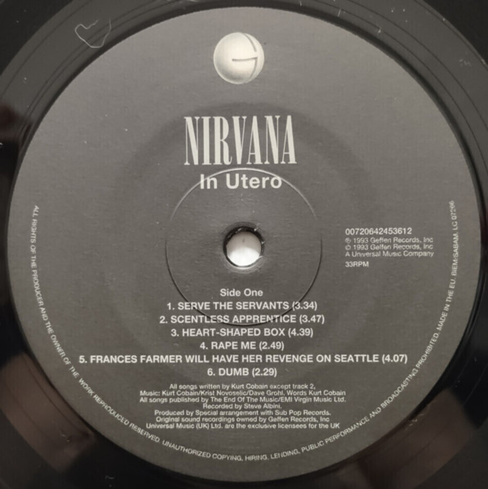 Nirvana / In Utero (LP)