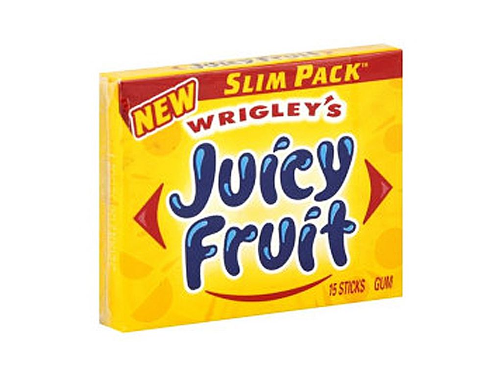 Жев резинка Wrigleys 37,5гр Juicy Fruit