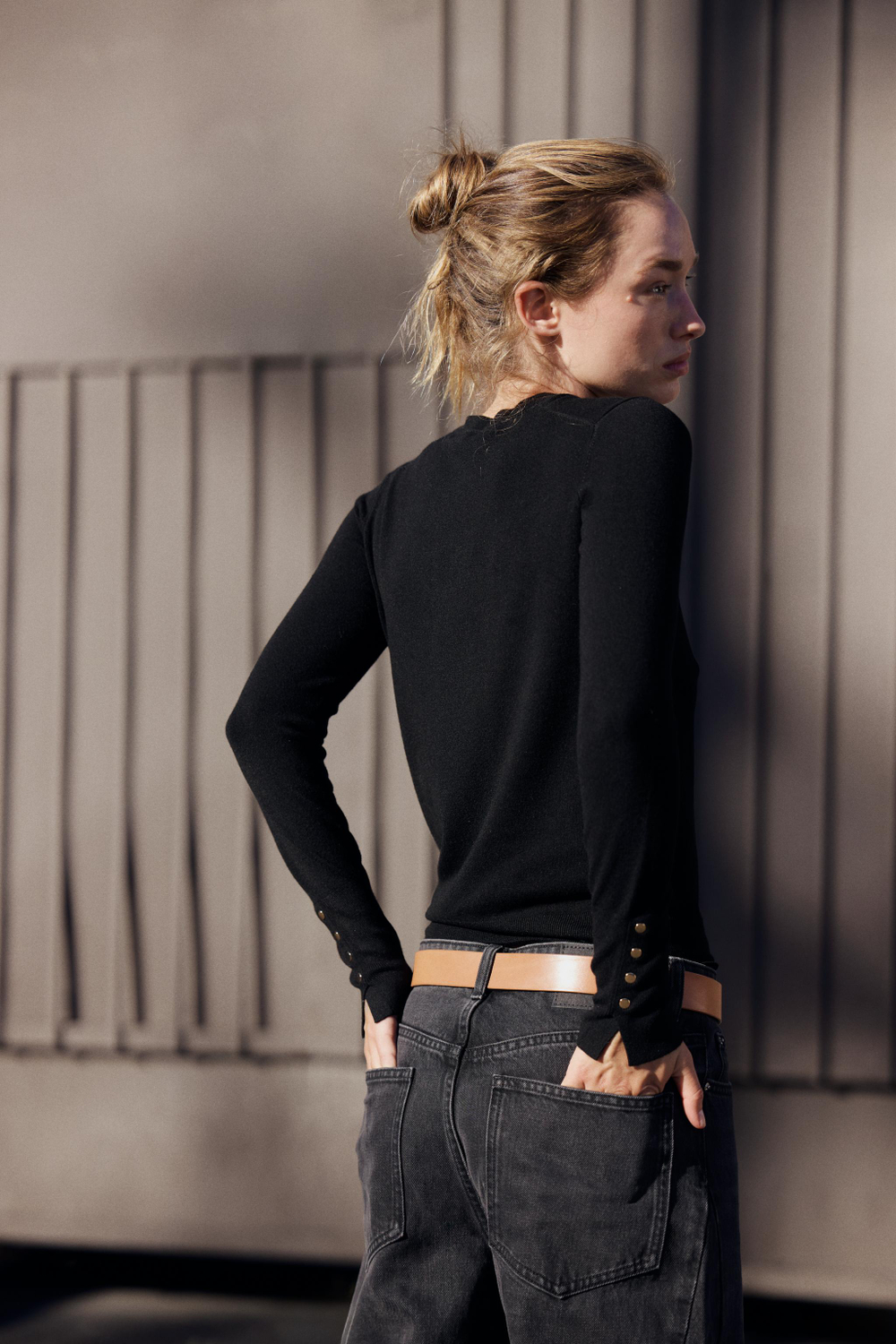 БАЗОВЫЙ ТРИКОТАЖНЫЙ СВИТЕР — ZARA