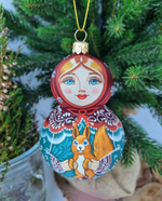 Матрешка стеклянная Ксюша