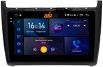 Магнитола для Volkswagen Polo 2009-2020 (черный/серебро) - AIROC 2K RI-3707 Android 12, Быстрая, QLed+2K, CarPlay, SIM-слот