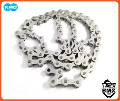 Цепь KMC (CH-S1) BMX (80 звеньев), 1/2"x1/8", пин, SILVER (NN005667)
