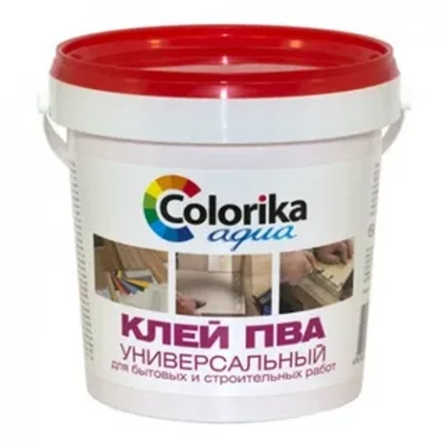 Клей ПВА универсальный "colorika aqua" бесцветный 1кг