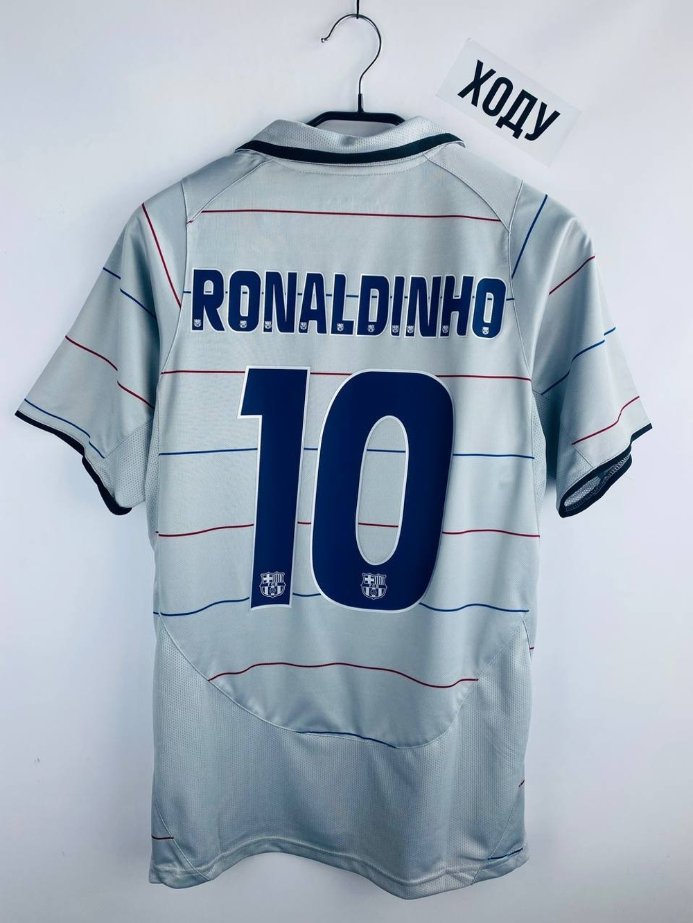 Футболка футбольная Барселона 2003/2004 Роналдиньо 10