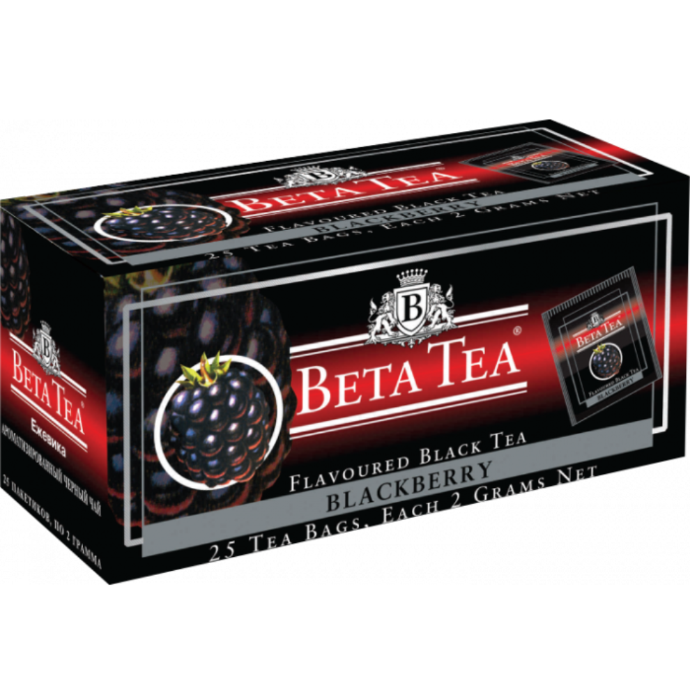 Чай фруктовый Beta Tea с ароматом ежевики 25 пакетиков