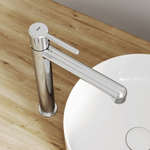 Смеситель для раковины 26к IDDIS AIGSB01i01 Эйгер (Aiger) высокий, литой, п/гайку, ХРОМ